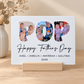 Happy Father's Day Photo Collage Plaque