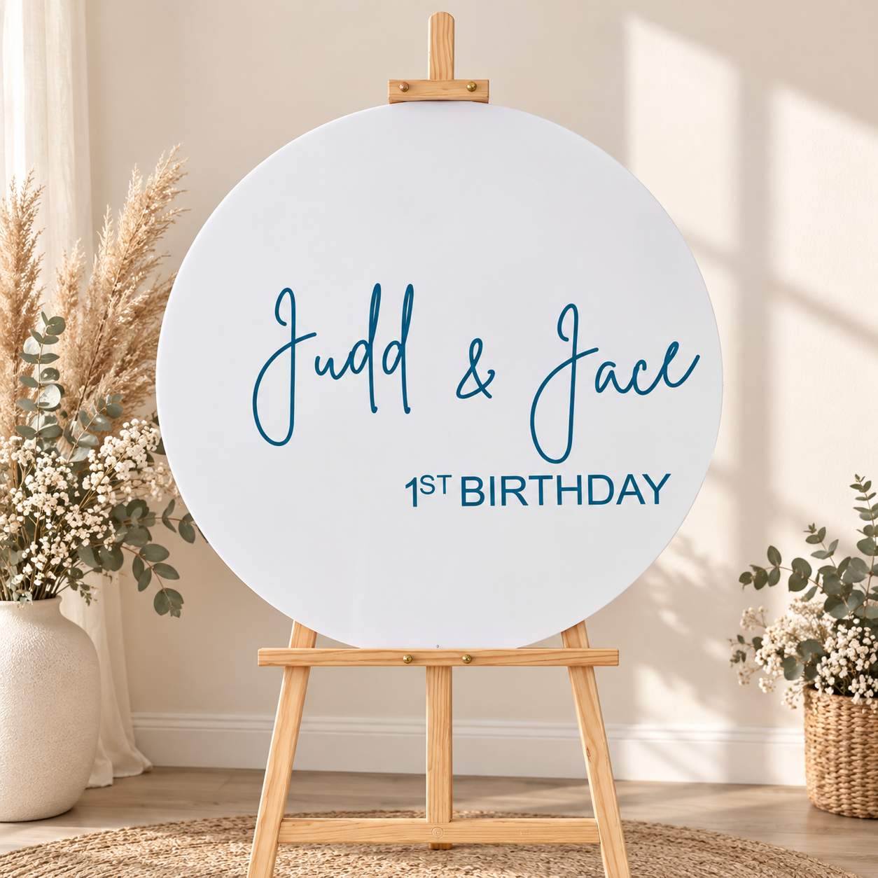Personalised Birthday Round Sign