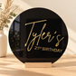 Personalised Birthday Round Sign