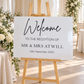 Personalised Wedding Welcome Signs