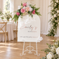 Personalised Birthday Welcome Acrylic Sign