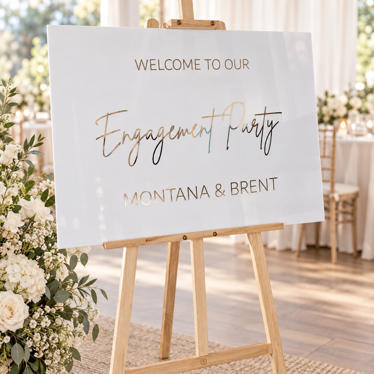 Personalised Wedding Welcome Signs