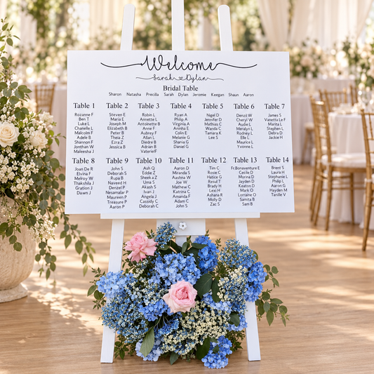 Classic Table Seating Chart