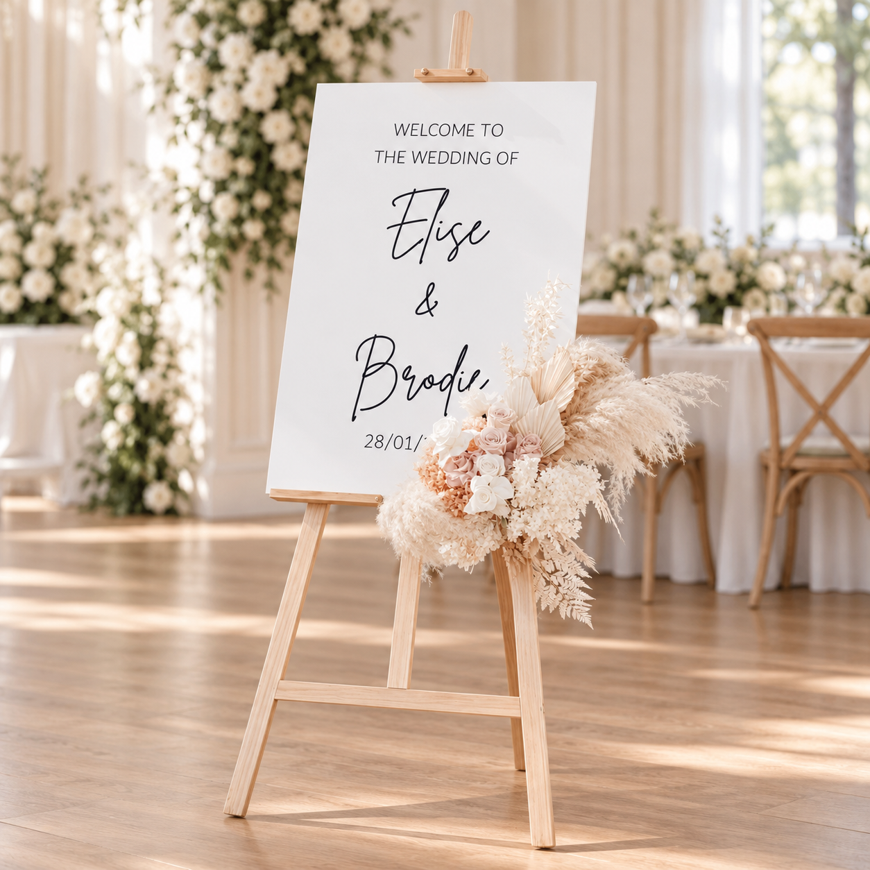 Personalised Wedding Welcome Signs