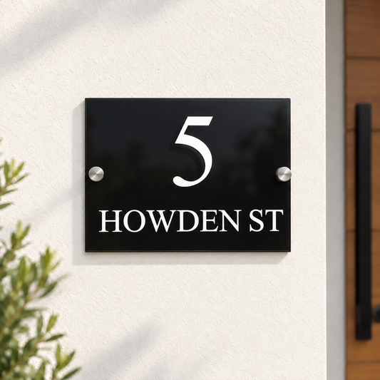 Personalised House Address Sign – Classic Design