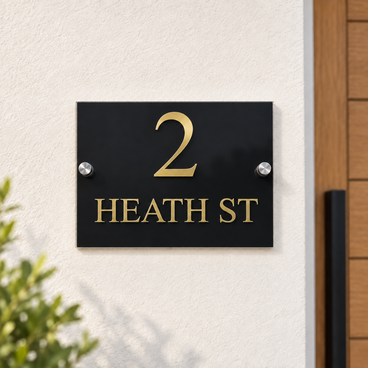 Personalised House Address Sign – Classic Design