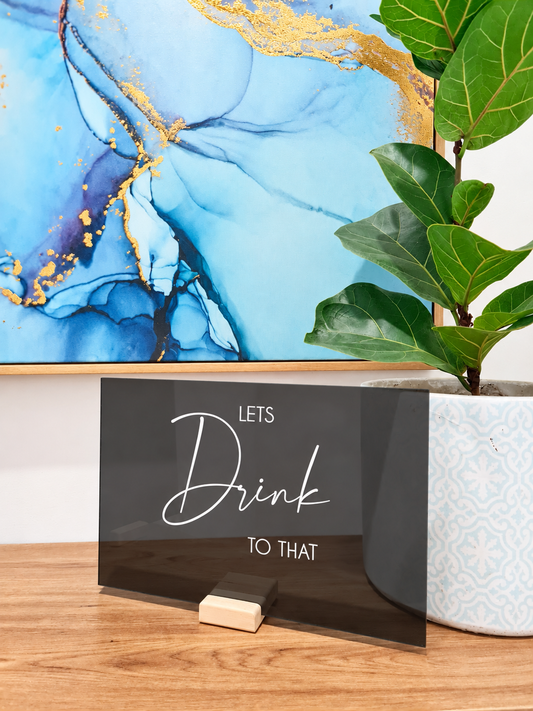 Personalised Drinks Signs