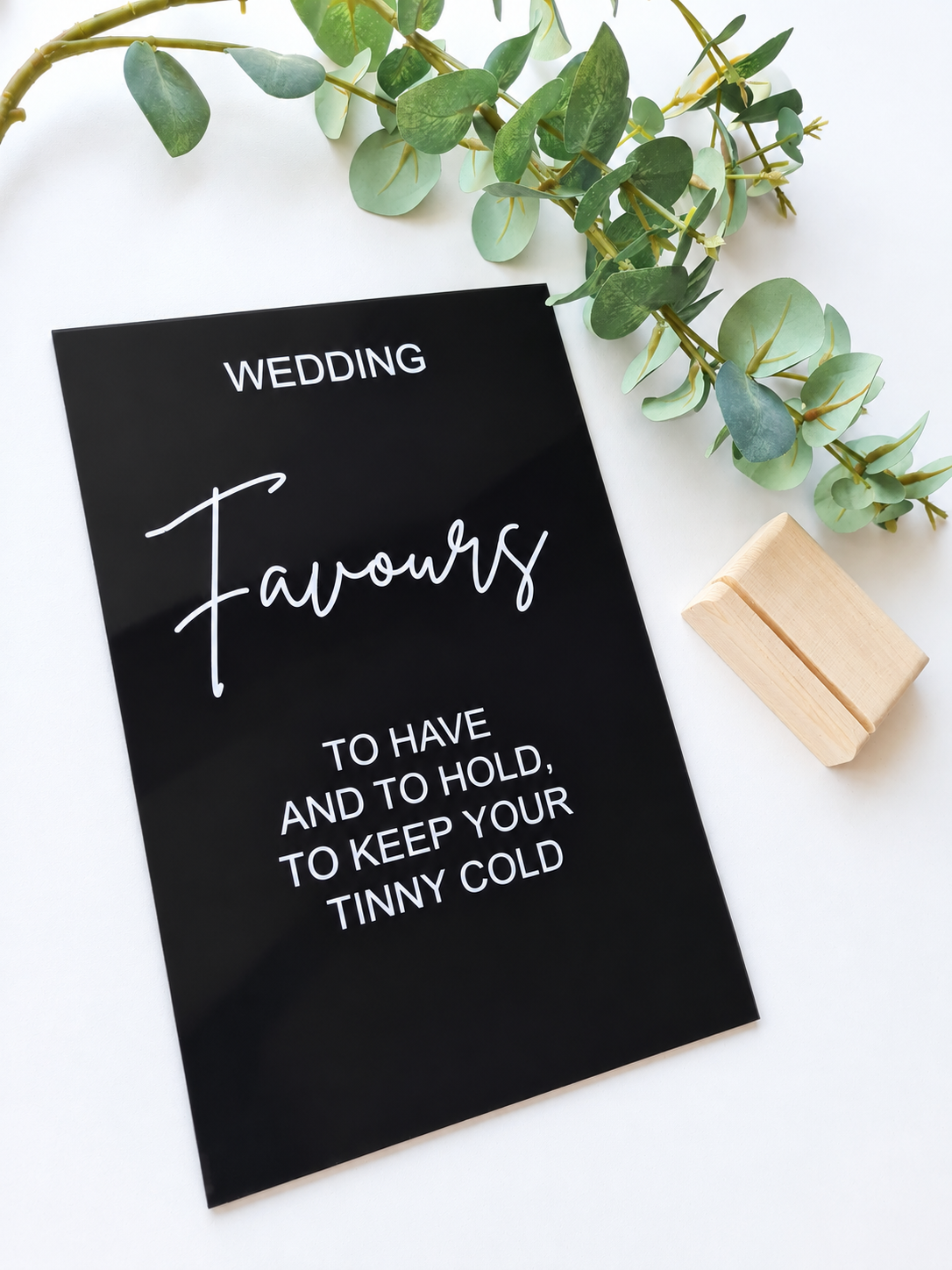 Wedding Favours Signs