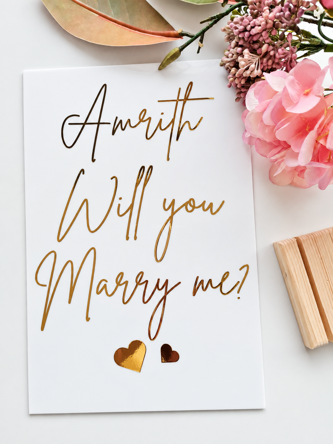 Will You Marry Me? Proposal Sign