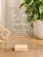 Wedding Favours Signs