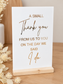 Wedding Favours Signs