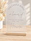 Memorial Candle Signs