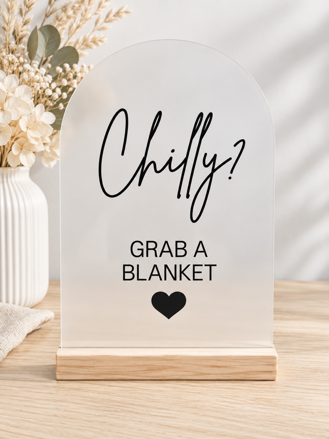 Personalised Blanket Signs
