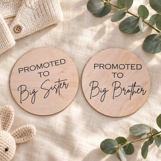 Promoted to Big Brother / Big Sister Plaque