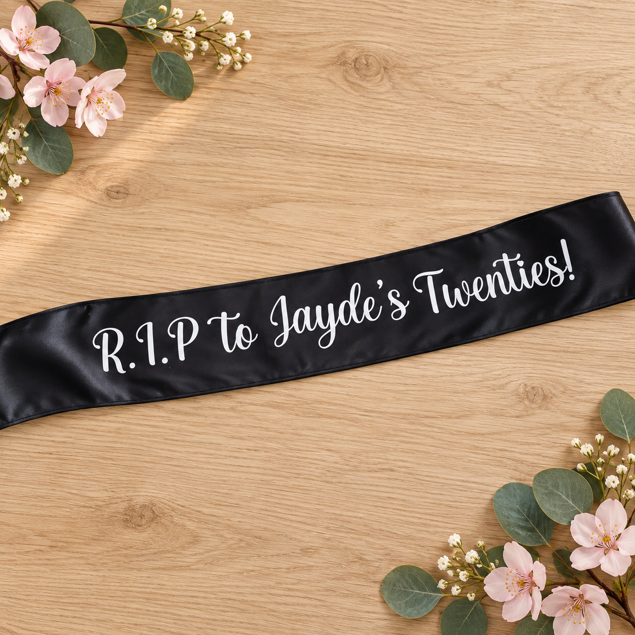 Personalised Satin Sash