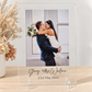 Personalised Anniversary Acrylic Photo Plaque