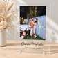 Personalised Anniversary Acrylic Photo Plaque