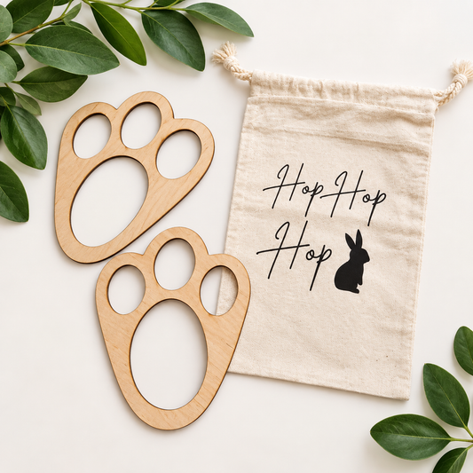 Easter Bunny Feet With Bag