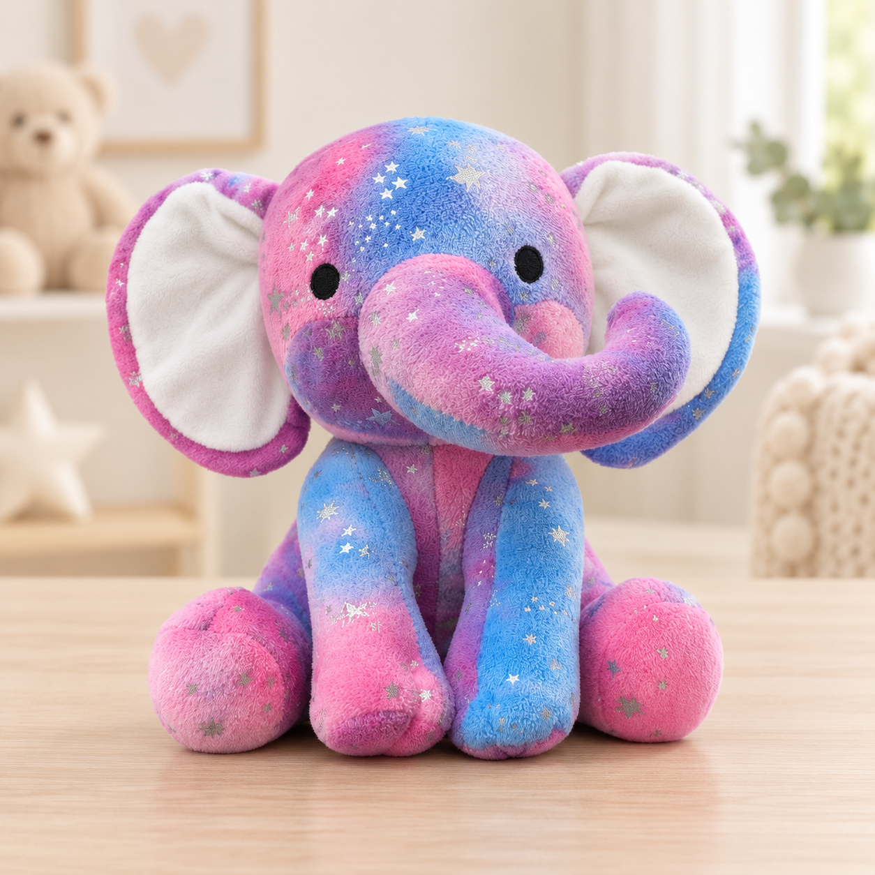 Personalised Baby Birth Details Elephant