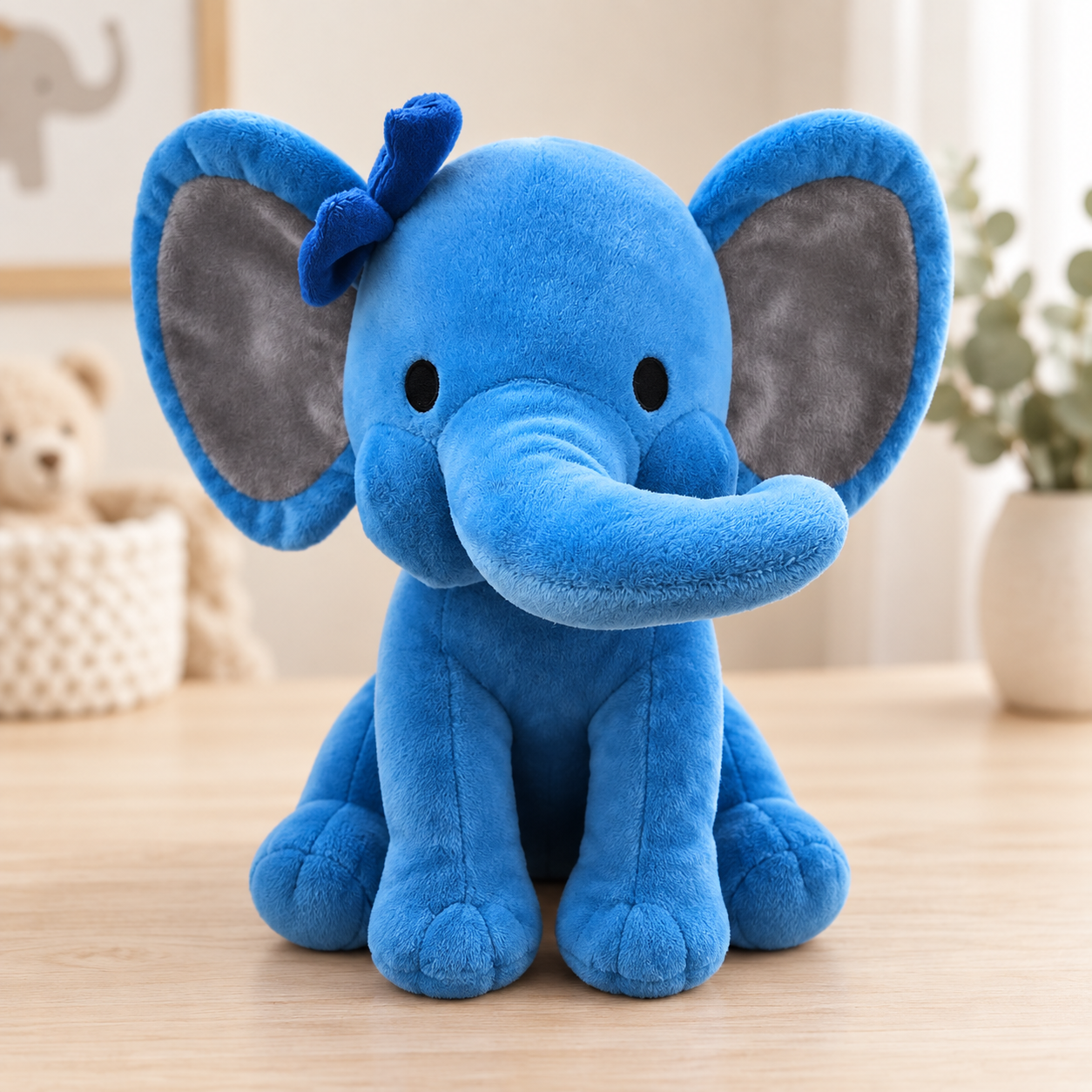 Personalised Baby Birth Details Elephant