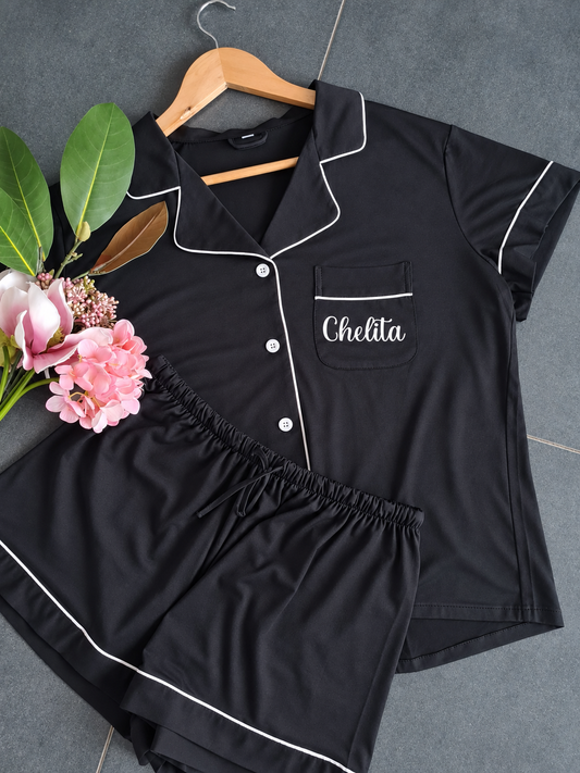 Personalised Jersey PJ Short Set