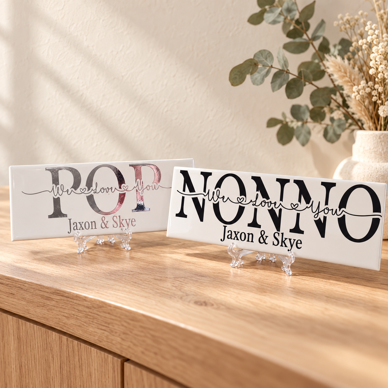Personalised We Love You Tile