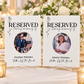 Personalised Reserved Seat Memorial Sign