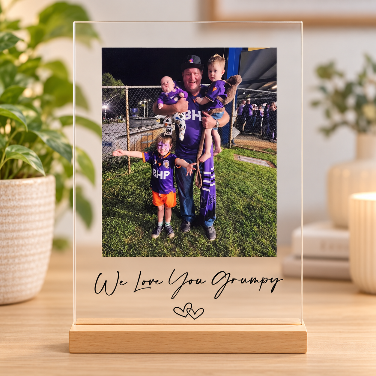 We Love You Personalised Photo Frame