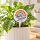 Personalised Helping Me Grow Rainbow Plant Stake