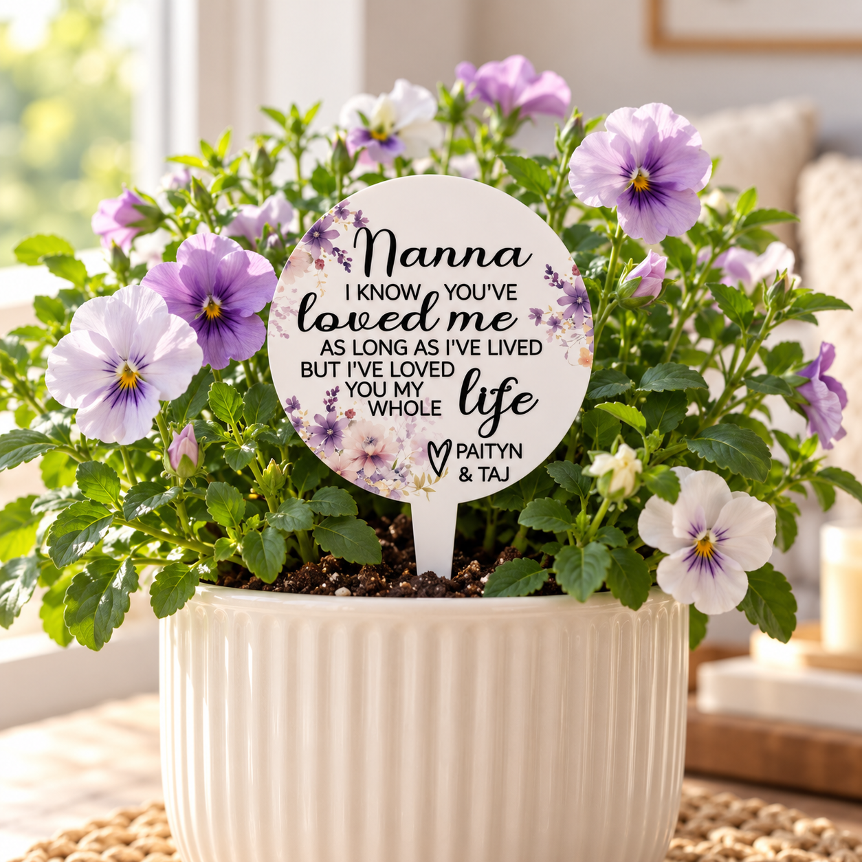 Mum & Nanna Plant Stake