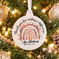 Personalised Thank You Teacher Christmas Bauble