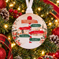 Personalised North Pole Family Christmas Bauble
