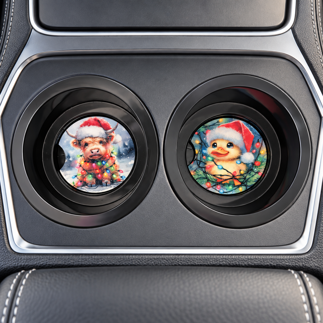 Christmas Car & Cup Holder Coaster