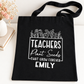 Plant Seeds That Grow – Personalised Teacher Tote Bag