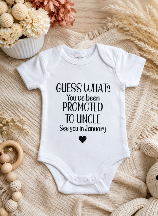 Guess What You Have Been Promoted Onesie
