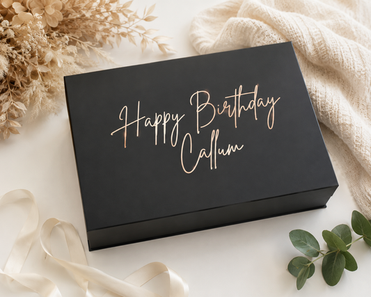 Happy Birthday Personalised Magnetic Gift Box