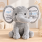 Personalised Baby Birth Details Elephant