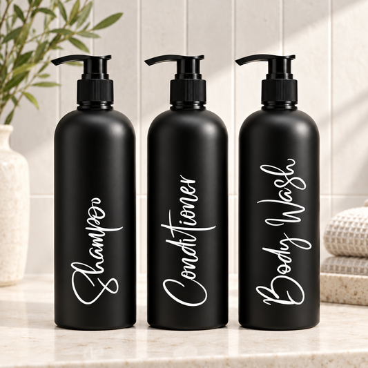 Custom Pump Bottle Labels – Self Apply Decals