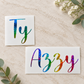 Personalised Name Stickers – Self Apply Vinyl Decals