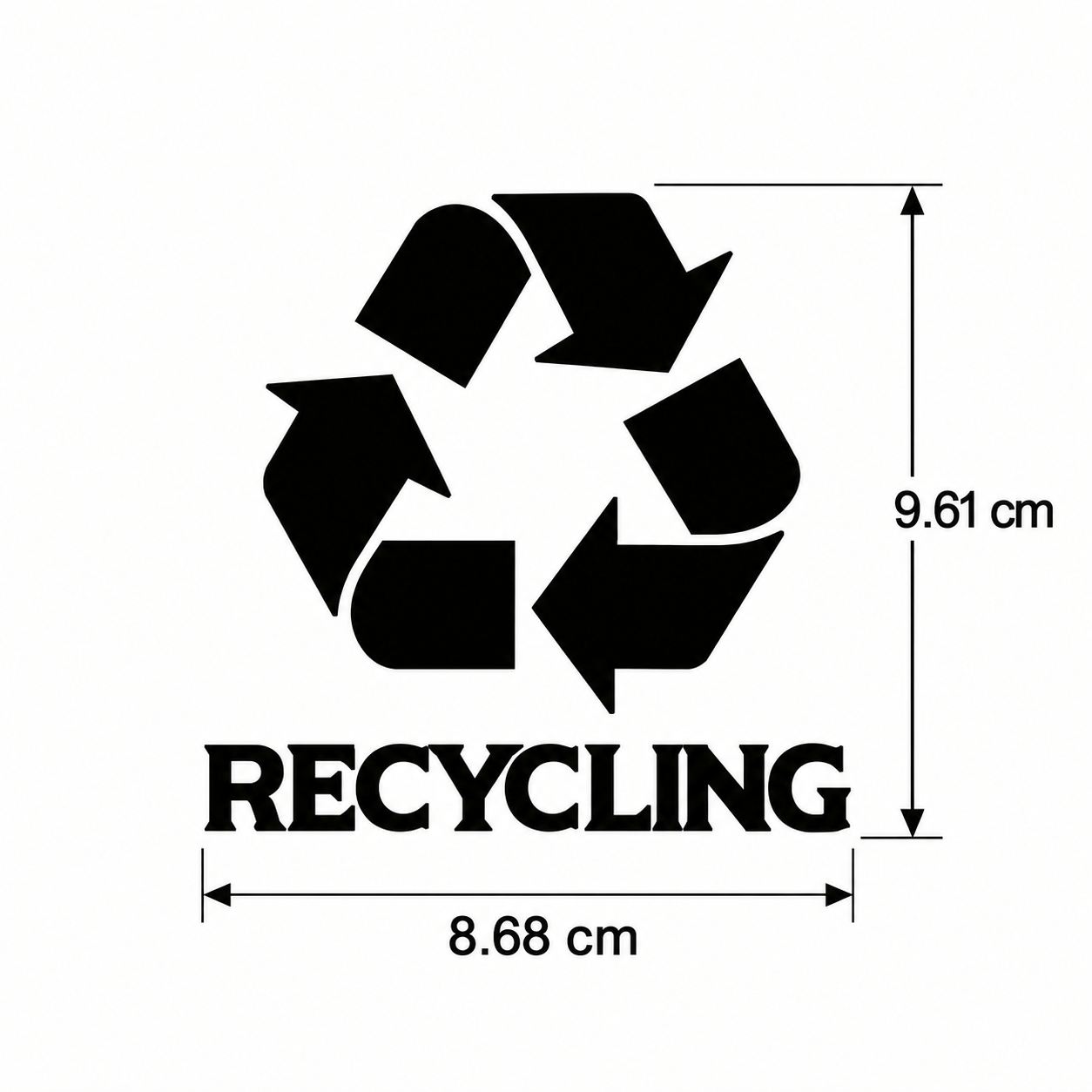 Rubbish & Recycling Bin Decals – Self Apply