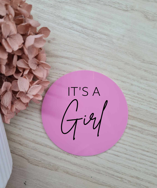 It's a Girl Plaque