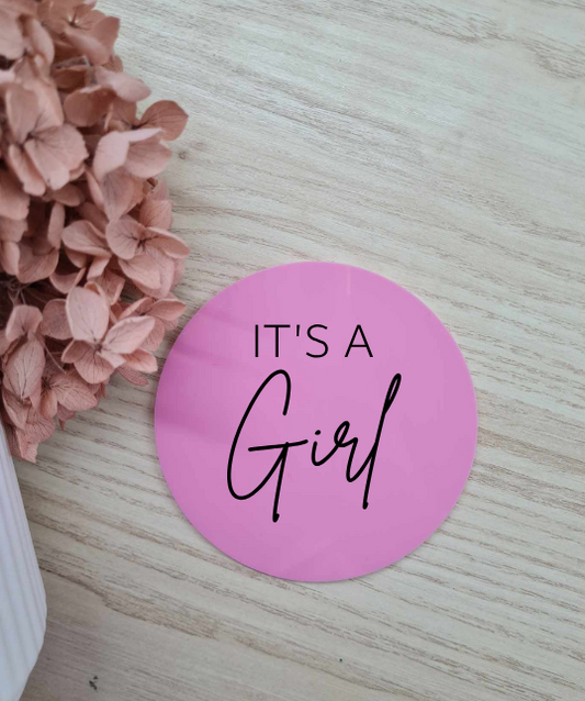 It's a Girl Plaque