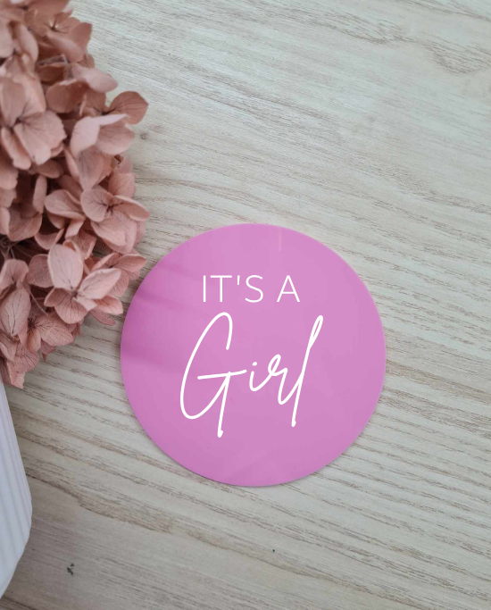 It's a Girl Plaque