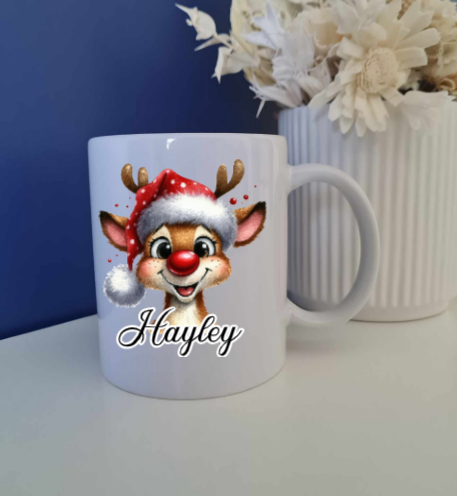 Rudolph Christmas Mug