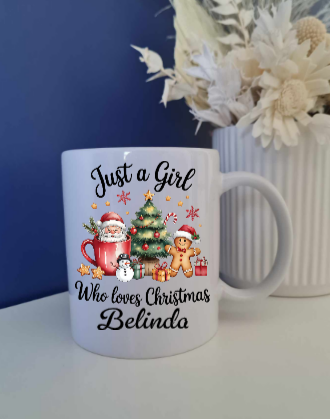 Just a girl who loves Christmas Mug
