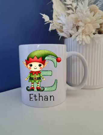 Elf Letter Christmas Mug