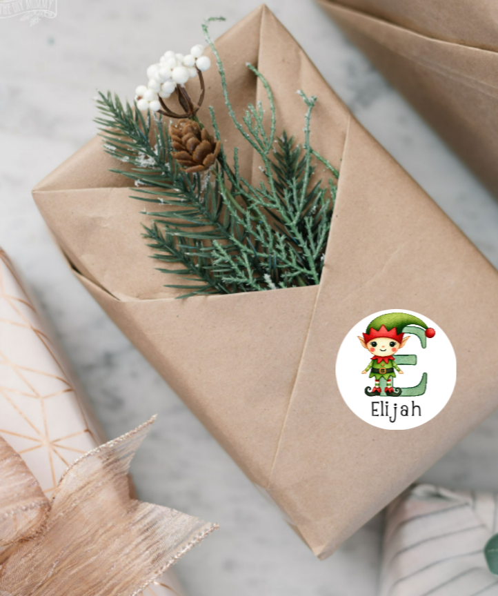 Personalised Christmas Stickers