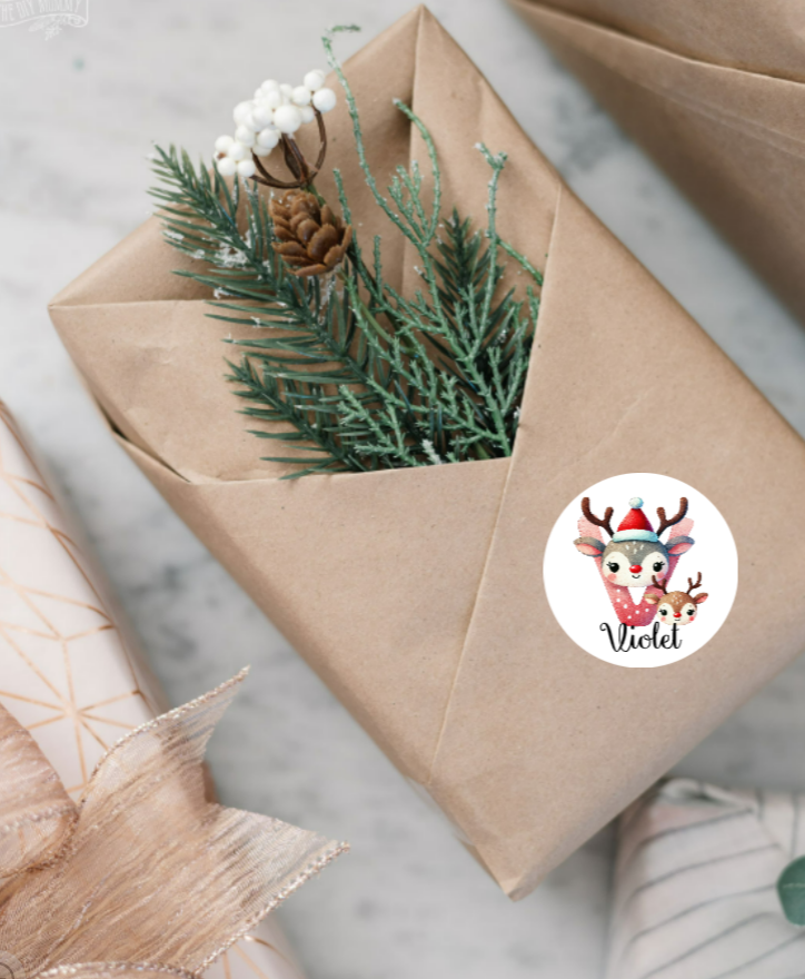 Personalised Christmas Stickers