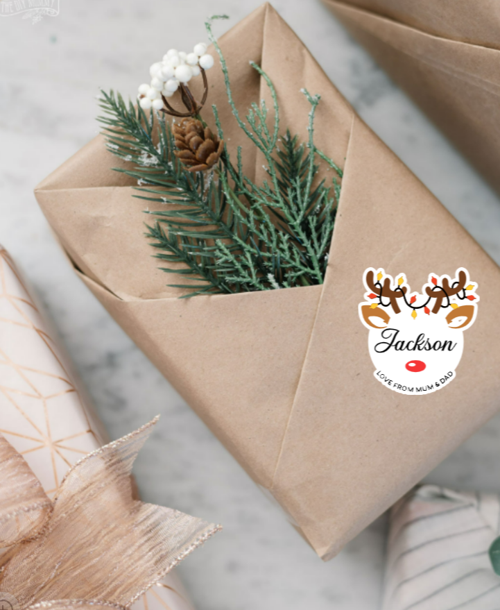 Personalised Christmas Stickers