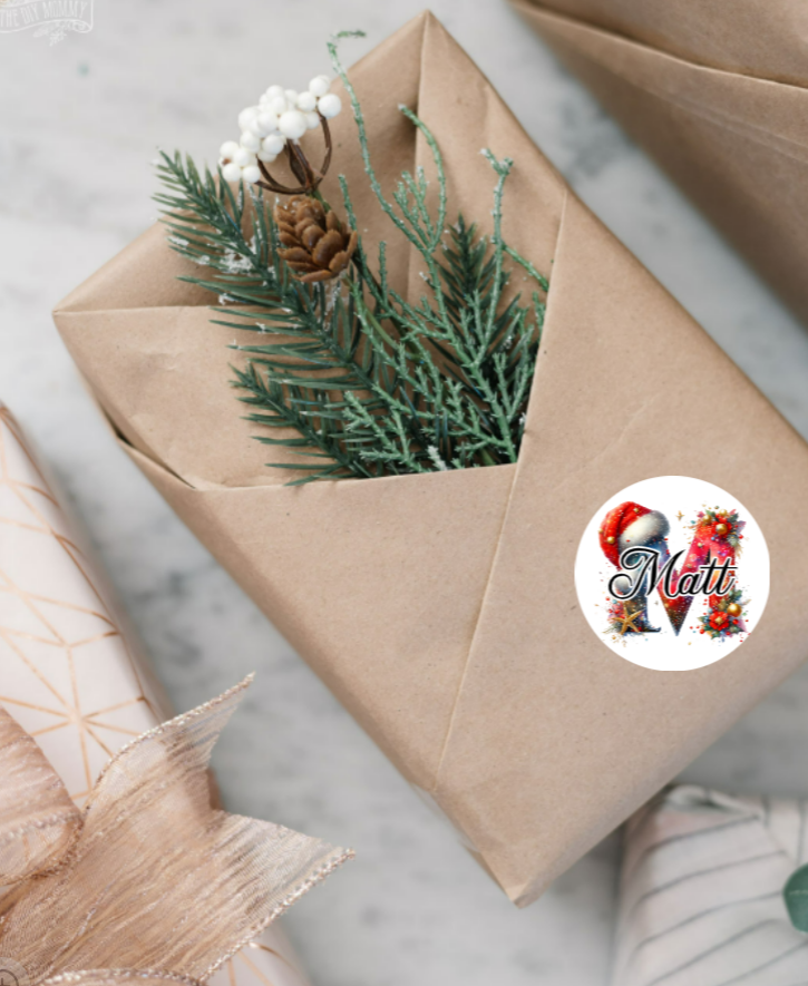 Personalised Christmas Stickers
